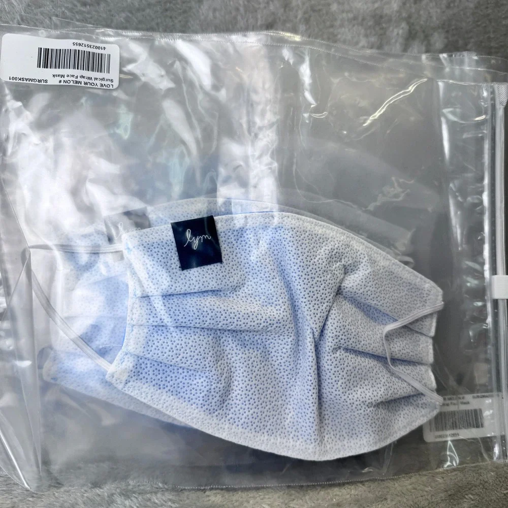 Love Your Melon Face Masks Lot of 7‎ Blue New Individually Packaged